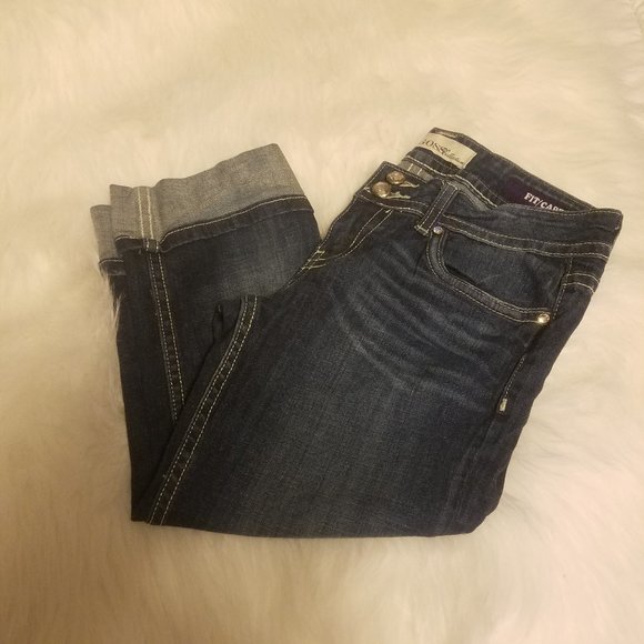 VIGOSS RHINESTONE BUTTON CAPRI'S SIZE 3 - Picture 2 of 3